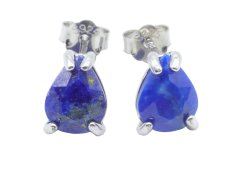 Orecchini in argento 925 a goccia con lapislazzuli