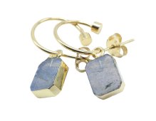 Orecchini 'Golden Arch' in argento sterling 925 - Labradorite