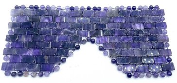 Maschera da meditazione con occhi di ametista