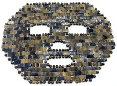 Maschera da meditazione integrale con occhio di tigre