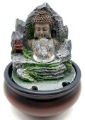 Fontana in Resina Buddha Villaggio 21cm