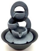 Fontana in Resina Doppi Anelli 29cm