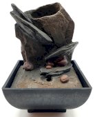 Fontana in Resina Spiaggia Abbandonata 19cm