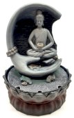 Fontana in Resina di Buddha Meditazione sulla Mano 29 cm