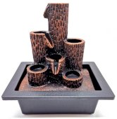 Fontana in Resina Candelabri 29cm