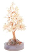 Albero della Felicità Pietra di Luna su Agata 14 cm