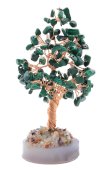 Albero della Felicità Malachite su Agata 14cm