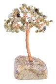 Albero della Felicità Labradorite base Ametista 14 cm