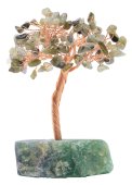 Albero della Felicità Labradorite base Fluorite 14cm