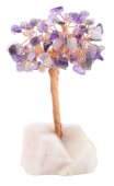 Albero della Felicità Ametista base Quarzo Rosa 14 cm