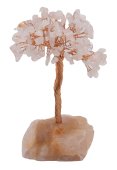 Albero della Felicità Quarzo Rosa base Quarzo Rosa 14cm