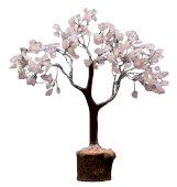 Albero della Felicità Quarzo Rosa Ganesh 160 pezzi