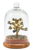 Albero della Felicità Labradorite sotto Campana di Vetro 12cm