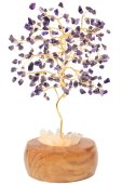 Albero della Felicità Luminoso Ametista 25cm