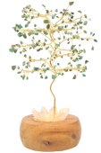 Albero della Felicità Luminoso Avventurina Verde 25cm