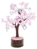 Albero della Felicità Quarzo Rosa + Cuore 160 pezzi