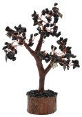Albero della Felicità Tormalina Nera + Nodo Wiccan 160 pezzi