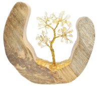 Albero della Felicità Design Legno Citrino 17cm