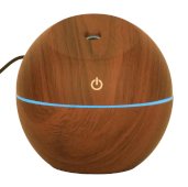 Umidificatore d'Aria con Piattino Nero 10 cm