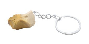 Portachiavi in diaspro mokaite grezzo 3 cm