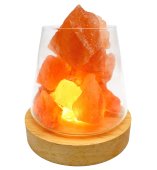 Lampada diffusore di sale dell'Himalaya 10 cm
