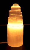 Lampada da Montagna Selenite 20cm