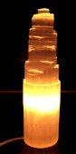 Lampada da montagna in selenite 30cm
