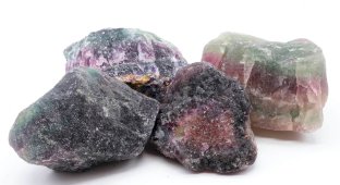 Fluorite Multicolore 'A' grezza 1Kg
