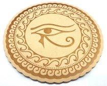 Targa in legno Occhio di Horus 30cm