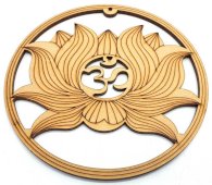 Piatto da parete in legno OM Nature 15cm