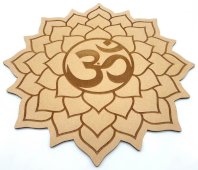 Placca da parete in legno OM Sun 30 cm