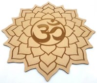 Placca da parete in legno OM Sun 15 cm