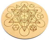 Placca in legno Compass Star 30cm