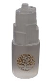 Monolite di selenite inciso 10 cm - Albero della vita