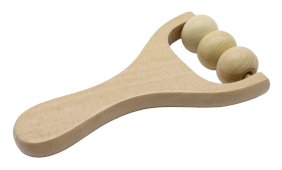 Massaggiatore a rulli in legno 14 cm
