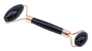 Doppio Rullo da Massaggio Ossidiana Nera