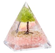 Piramide di Orgonite «Stabilità e Amore» 8cm