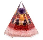Piramide di Orgonite «Pace e Amore Incondizionato» 8cm