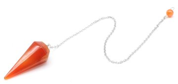 Pendolo conico in corniola 3,5 cm