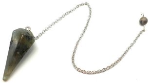 Pendolo conico in labradorite 3,5 cm