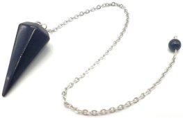 Pendolo conico in ossidiana nera 3,5 cm