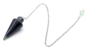 Pendolo a goccia in fluorite 3 cm