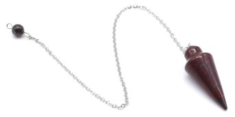 Pendolo a goccia di diaspro arcobaleno 3 cm