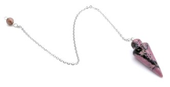 Pendolo a goccia in rodonite 3 cm