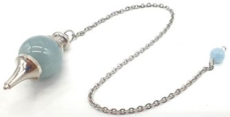Pendolo sfera acquamarina 4cm