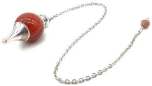 Pendolo sfera corniola 4cm