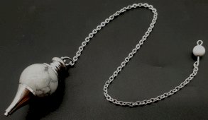 Pendolo a sfera Howlite 4 cm