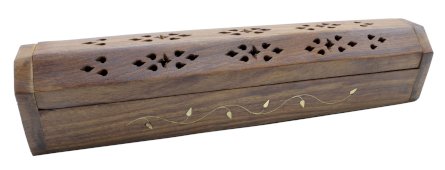 Fioriera porta incenso in legno 30 cm