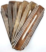 Porta incenso in legno da sci grande 28 cm 6 pezzi