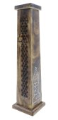 Portaincenso Legno Torre Buddha 30cm